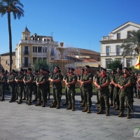 El Grupo de Artillería recoge un nuevo guion de mando en Mérida