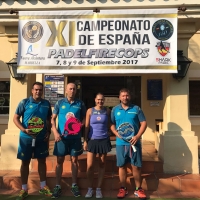 Habrá 5 extremeños en el Campeonato de España de pádel de Policías y Bomberos
