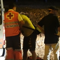Dos heridos en un accidente en la rotonda de Carrefour Valverde (Badajoz)