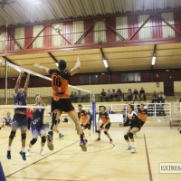 4 clubes de Extremadura y Portugal disputan el Torneo Ciudad de Badajoz de voleibol
