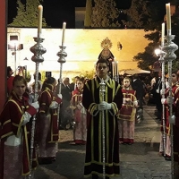 La virgen de la Consolación procesiona por la Alcazaba