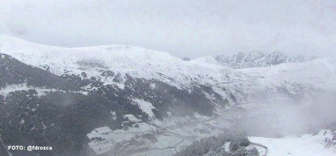 La nieve regresa estos días a zonas altas de la península Ibérica