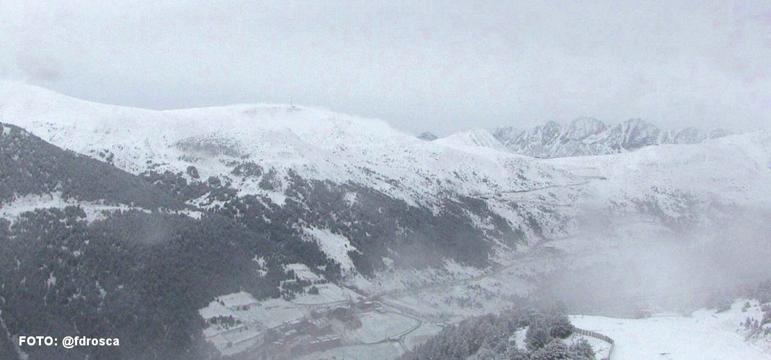 La nieve regresa estos días a las cumbres de la península Ibérica