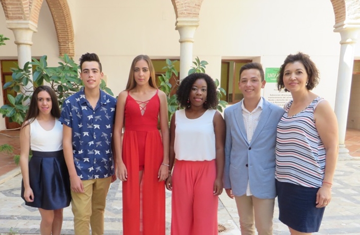 María Lanza y Daniel Osuna, reina y míster de la Feria de Zafra