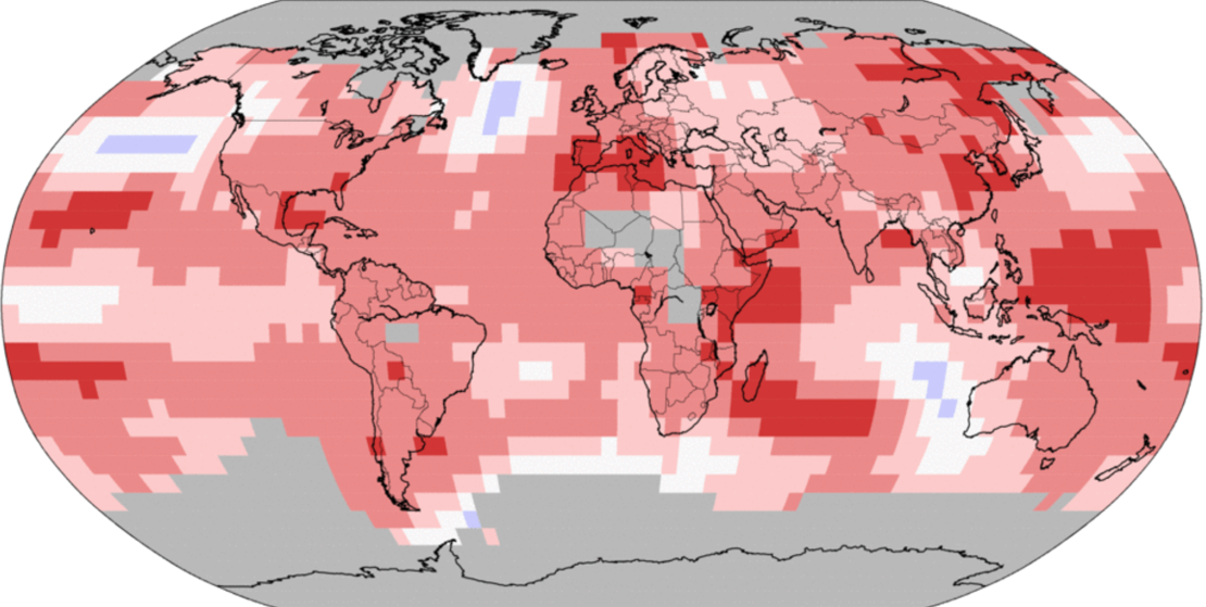 El periodo enero-agosto 2017: el segundo más cálido desde que hay registros