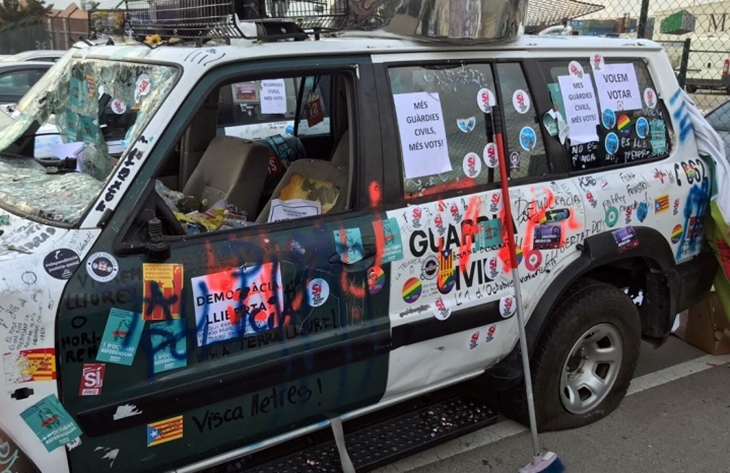 Asociaciones de la Guardia Civil condenan el acoso sufrido en Cataluña