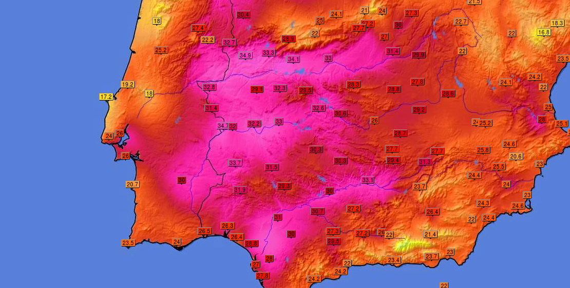 Caen varios récords por calor en Extremadura para un mes de octubre
