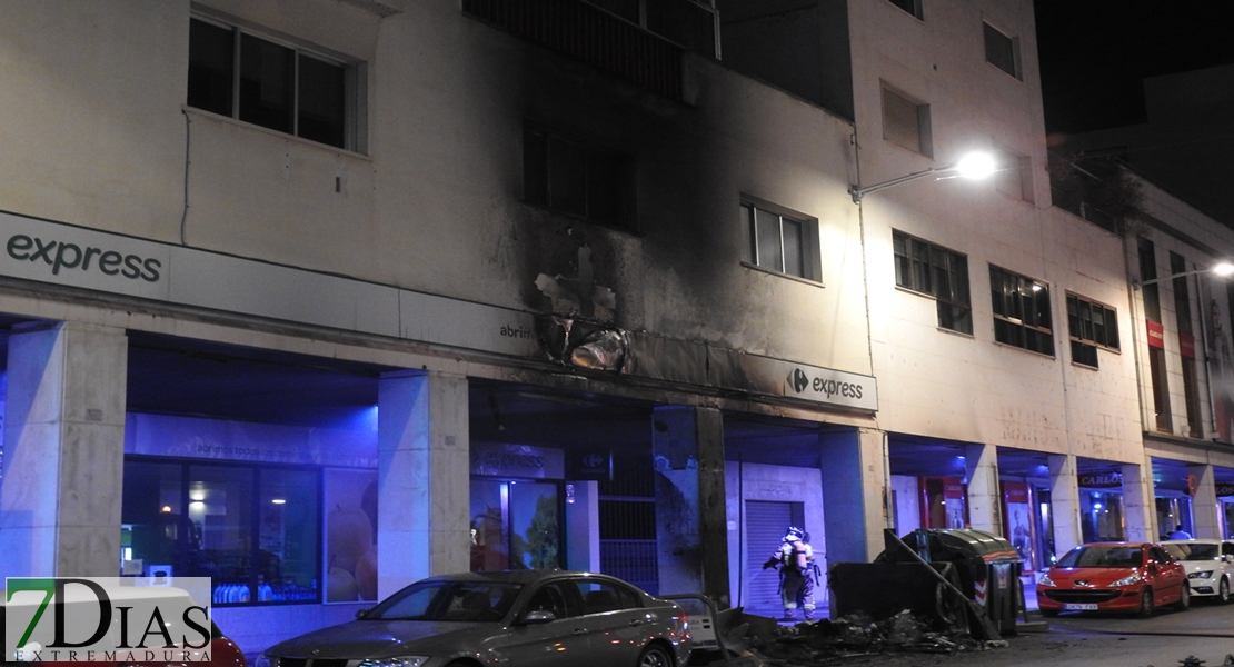 El incendio en Juan Carlos I afectó a parte del edificio