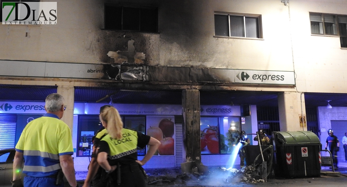 El incendio en Juan Carlos I afectó a parte del edificio