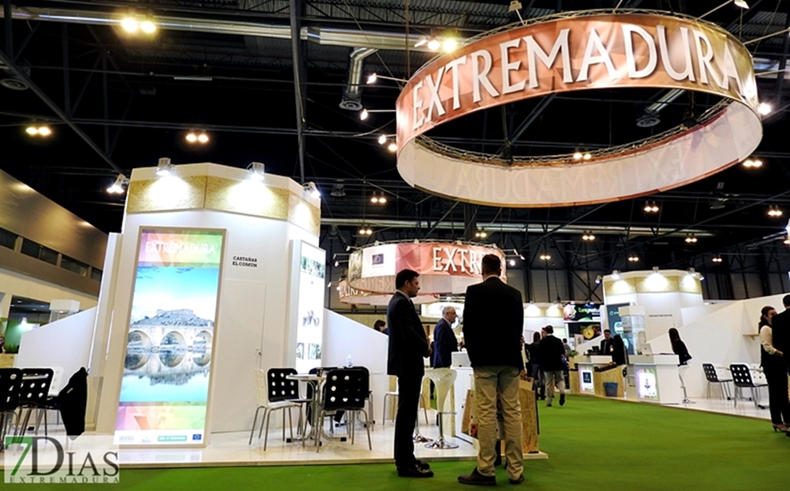 Ambiente en el stand de Extremadura en la Feria Fruit Attraction 2017