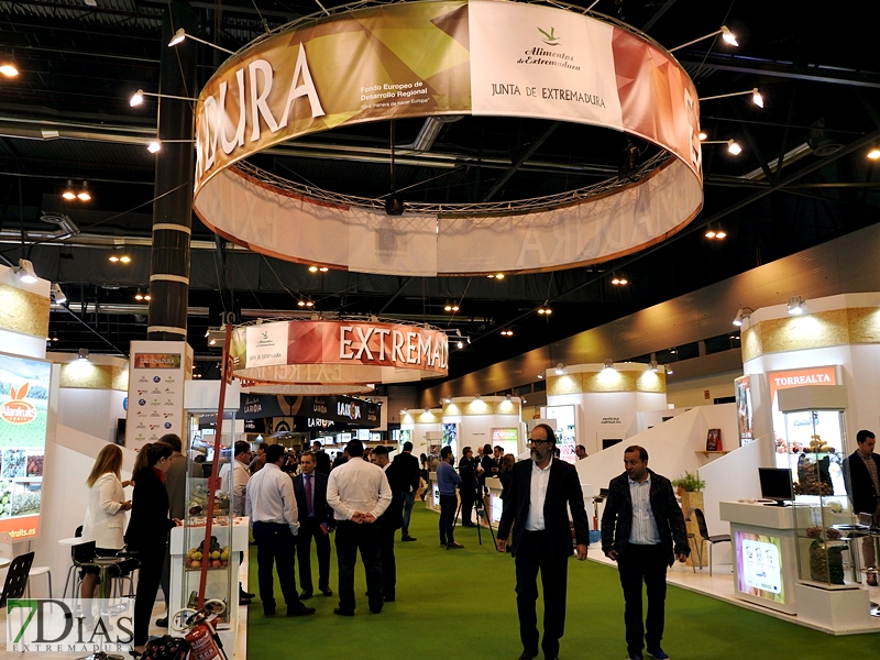 Ambiente en el stand de Extremadura en la Feria Fruit Attraction 2017