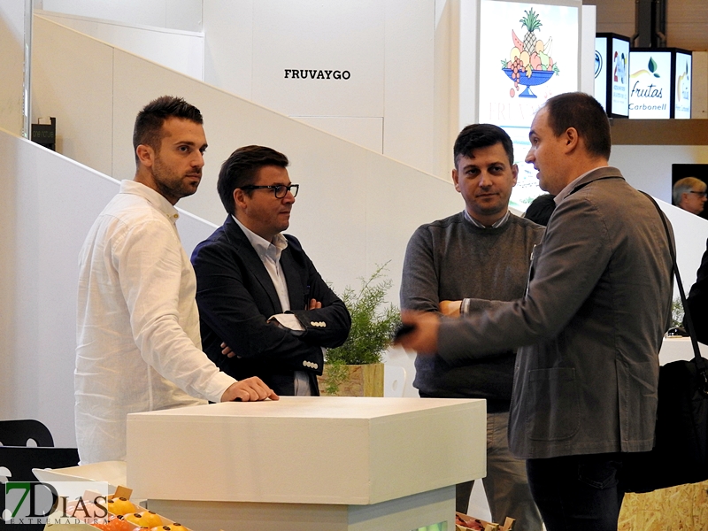 Ambiente en el stand de Extremadura en la Feria Fruit Attraction 2017