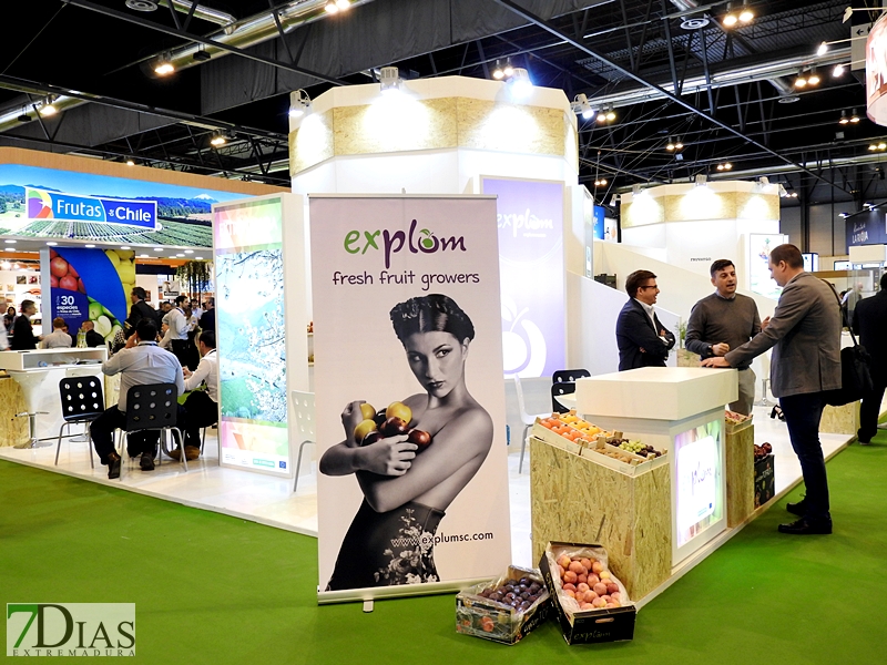 Ambiente en el stand de Extremadura en la Feria Fruit Attraction 2017