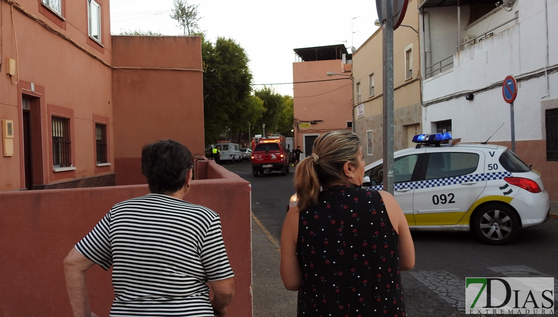 Incendio en una vivienda de San Roque