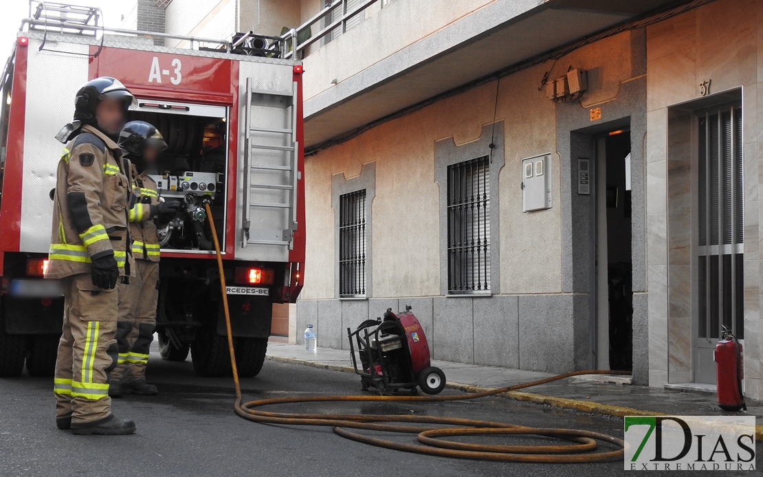 Incendio en una vivienda de San Roque