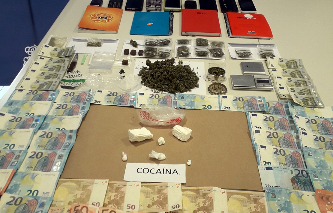 Desarticulada una red de distribución de cocaína en la provincia de Cáceres