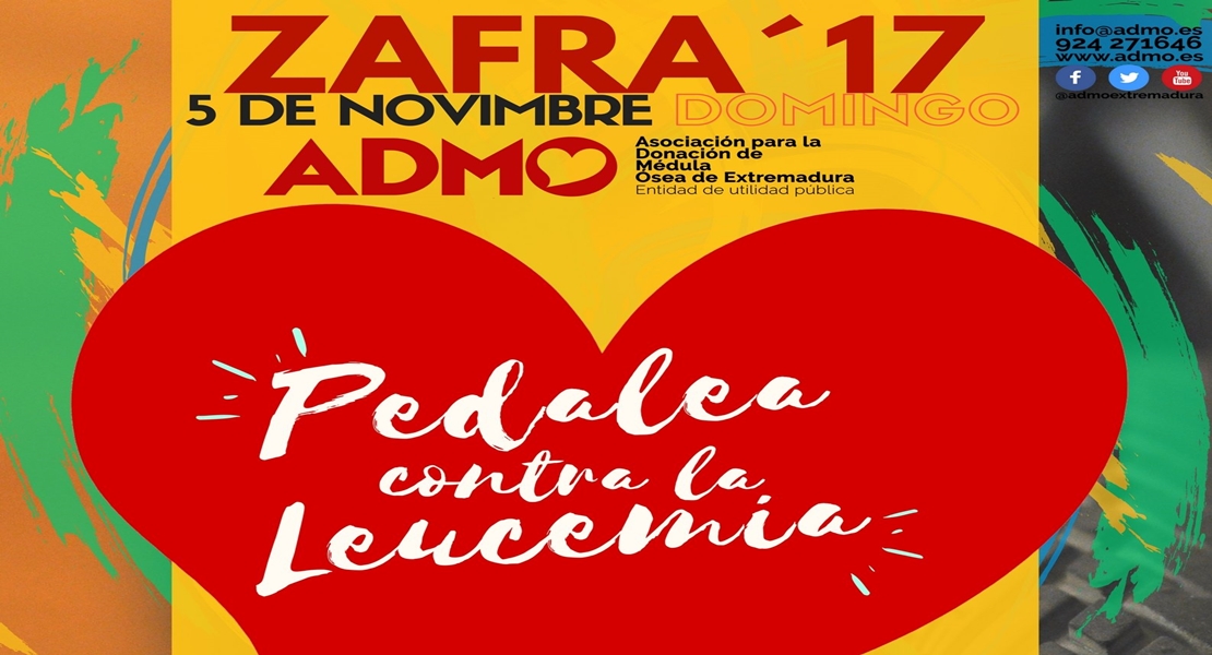 Zafra pedaleará contra la leucemia en una marcha solidaria