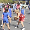 Imágenes del baloncesto solidario 3x3 en Badajoz