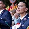 Multitud de pacenses celebran el día de la Fiesta Nacional en Badajoz