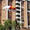 Multitud de pacenses celebran el día de la Fiesta Nacional en Badajoz