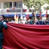 Multitud de pacenses celebran el día de la Fiesta Nacional en Badajoz