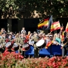 Multitud de pacenses celebran el día de la Fiesta Nacional en Badajoz