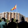 Multitud de pacenses celebran el día de la Fiesta Nacional en Badajoz