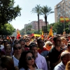Multitud de pacenses celebran el día de la Fiesta Nacional en Badajoz