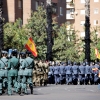 Multitud de pacenses celebran el día de la Fiesta Nacional en Badajoz