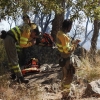 Imágenes del incendio en las cercanías de Alburquerque