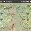 Previsión meteorológica en Extremadura. Días 20, 21 y 22 de octubre