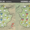 Previsión meteorológica en Extremadura. Días 20, 21 y 22 de octubre