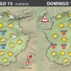 Previsión meteorológica en Extremadura. Días 14, 15 y 16 de octubre