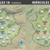 Previsión meteorológica en Extremadura. Días 17, 18 y 19 de octubre