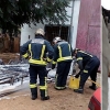 Rápida intervención de los bomberos en el incendio de una vivienda