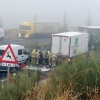 45 vehículos implicados en un accidente múltiple en la provincia de Cáceres