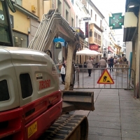 Cortes de agua y calles por las obras de saneamiento