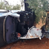 Otro atrapado en accidente en la Tierra de Barros