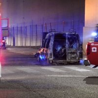Arde una furgoneta en la barriada de Llera (Badajoz)