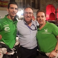 Los integrantes del Extremadura Rallye Team listos para Pallares