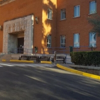 El acceso al hospital San Pedro de Alcántara por Pablo Naranjo ya está reparado
