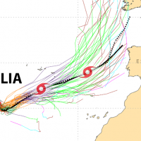 El huracán OPHELIA podría aproximarse a la península los próximos días