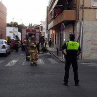 Incendio en una vivienda de San Roque