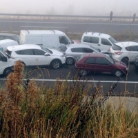 Un fallecido y un hombre en estado crítico balance del accidente múltiple de ayer