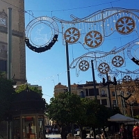 Calor y navidad en Badajoz