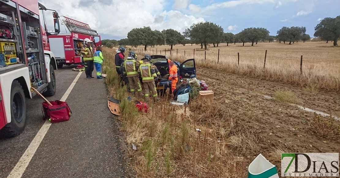 Nuevo accidente grave en la carretera Badajoz – Cáceres