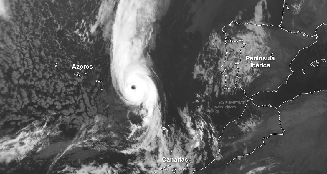 El huracán Ophelia avanza frente a la península tras batir todos los récords