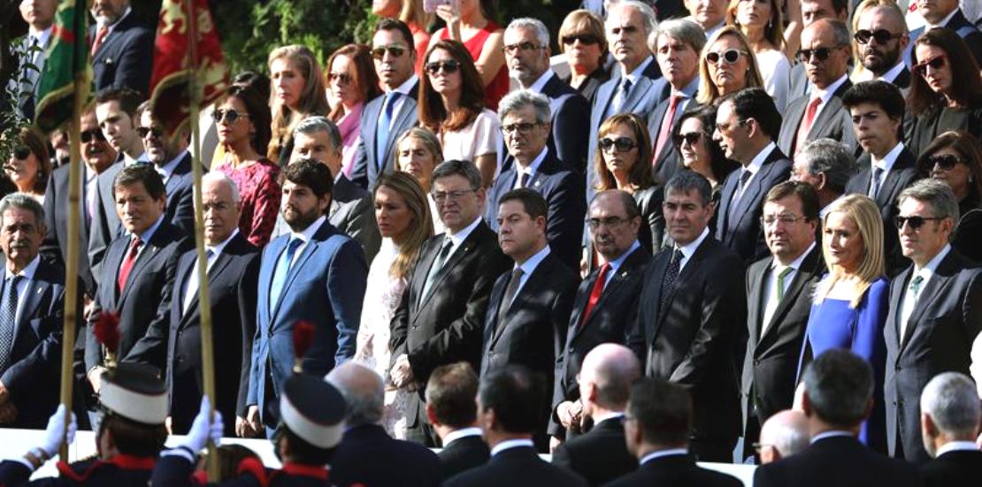 Fernández Vara ha asistido en Madrid al desfile de las Fuerzas Armadas