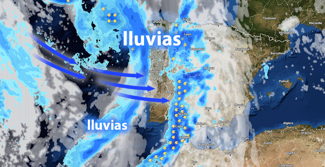 Hasta cuatro frentes entrarán en la península esta semana, ¿traerán lluvias generosas?