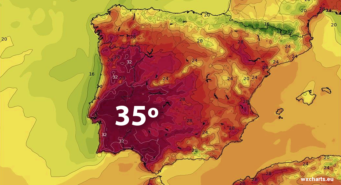 Extremadura podría batir algunos récords de calor para octubre este martes